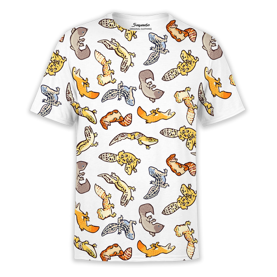 Koszulka dziecięca full print gekony